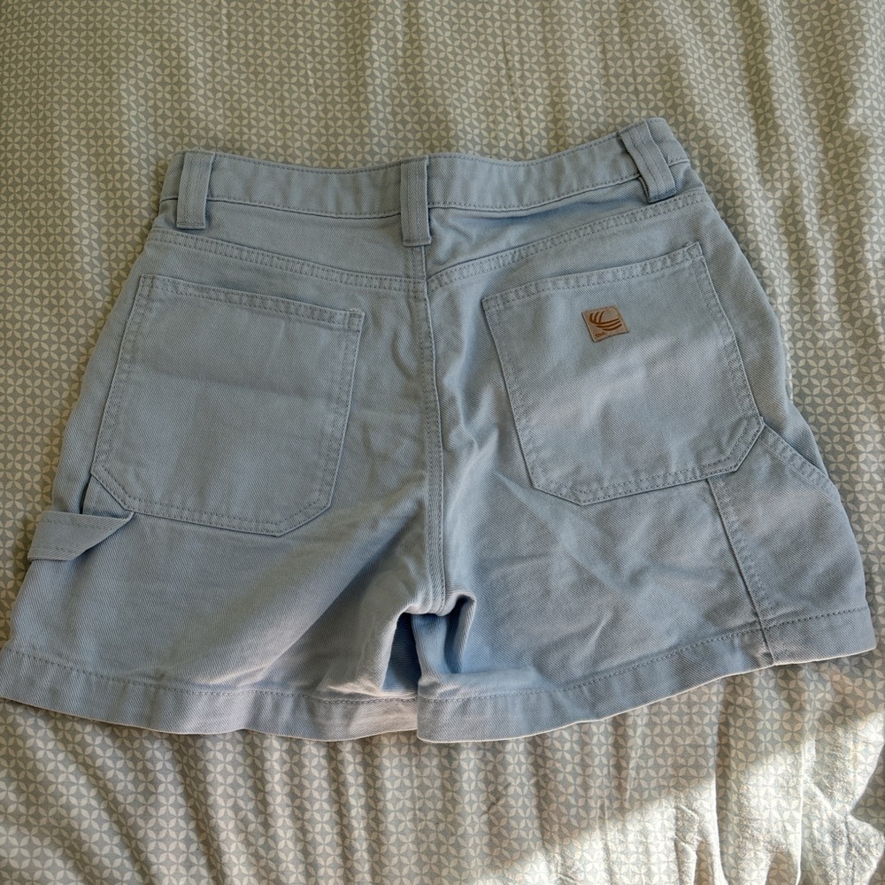 TNA Sky Blue Women's Cargo Shorts